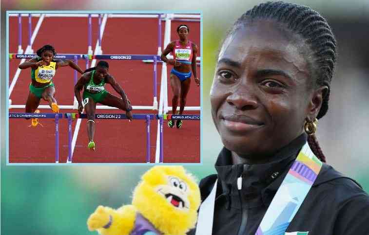 Nigeria's Amusan breaks record, wins 100m hurdles gold