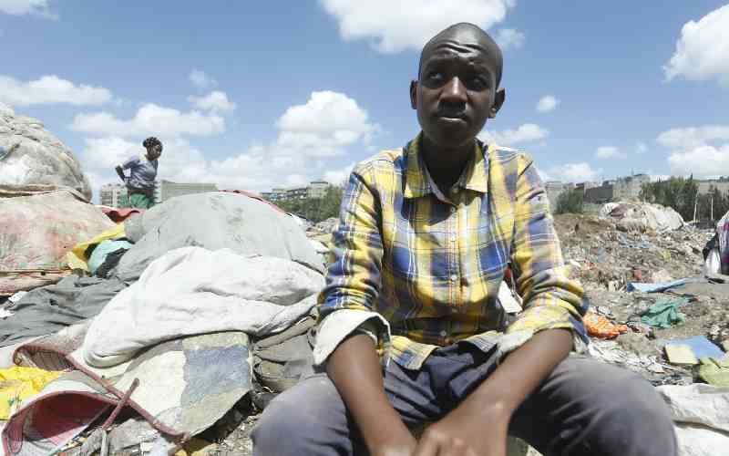 Alliance-bound student trapped in dumpsite
