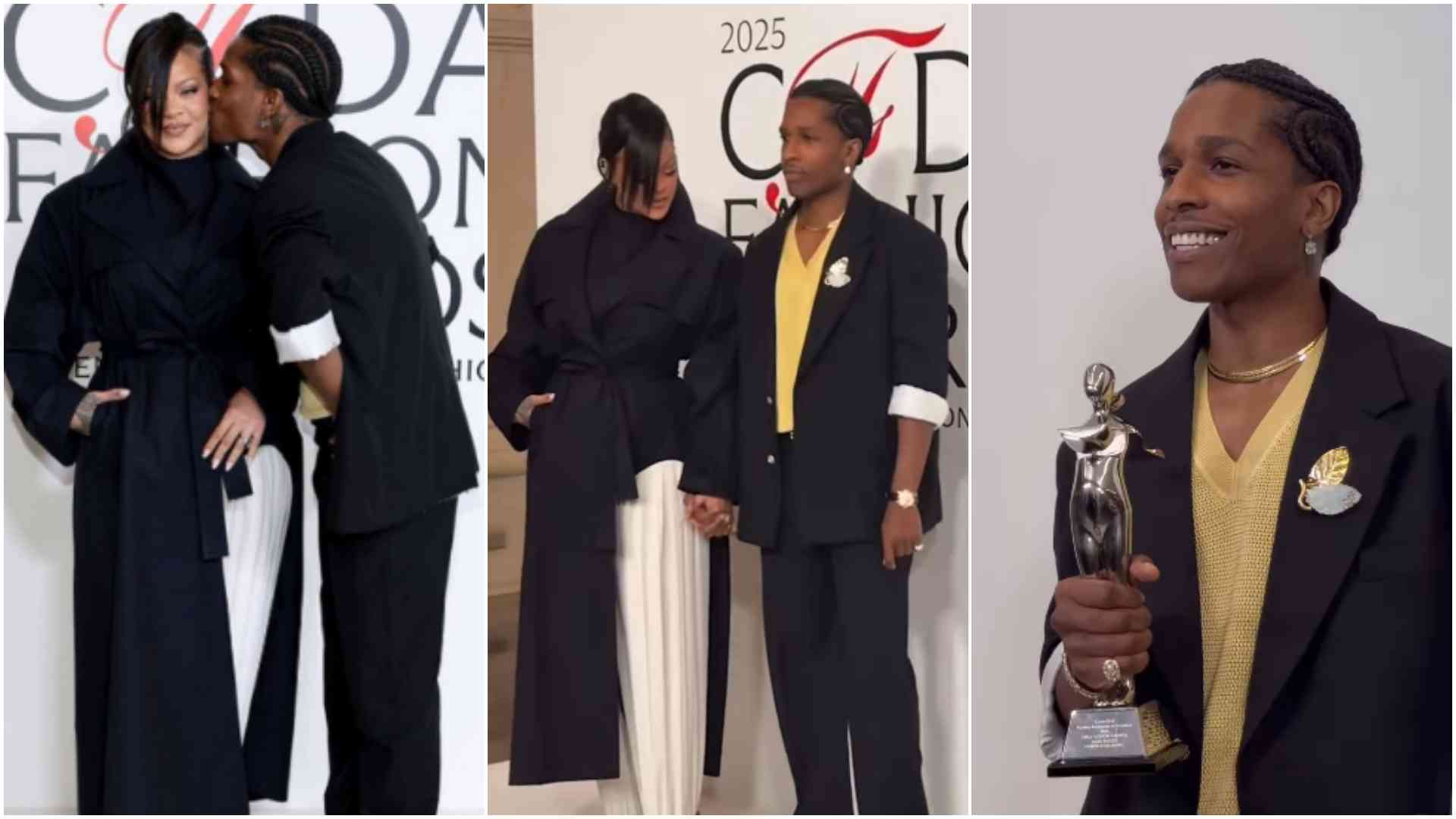 A$AP Rocky credits Rihanna after being crowned crowned the Fashion Icon of the Year
