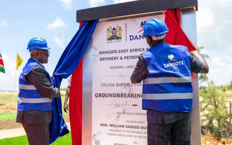 Dangote's 40-month race to build Sh2.2 trillion Lamu refinery