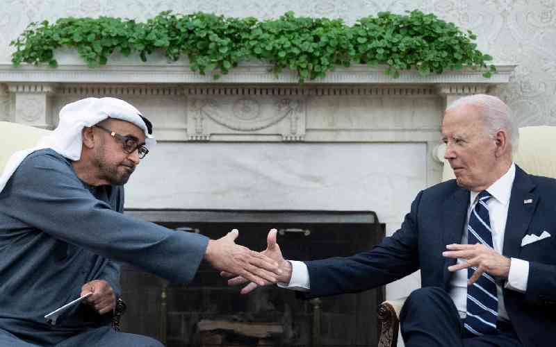 Biden, Harris meet UAE leader ...