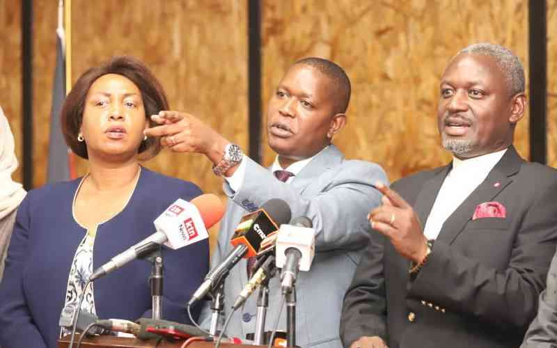 Joint bipartisan dialogue suspended, Otiende Amollo says