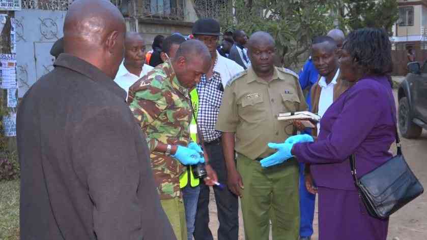 Thika officer shot in the thro...
