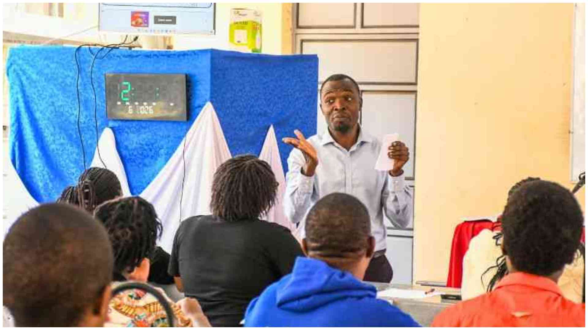 Nakuru teacher Fenwick Maloba attempts Guinness World Record with 45-hour math lesson