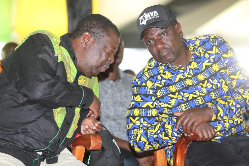 Power deal: Mudavadi eyes 30 per cent stake in Ruto's government