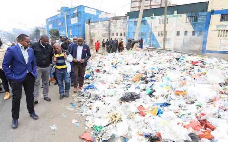 Sakaja flags off 24 garbage trucks in effort to boost city's cleanliness