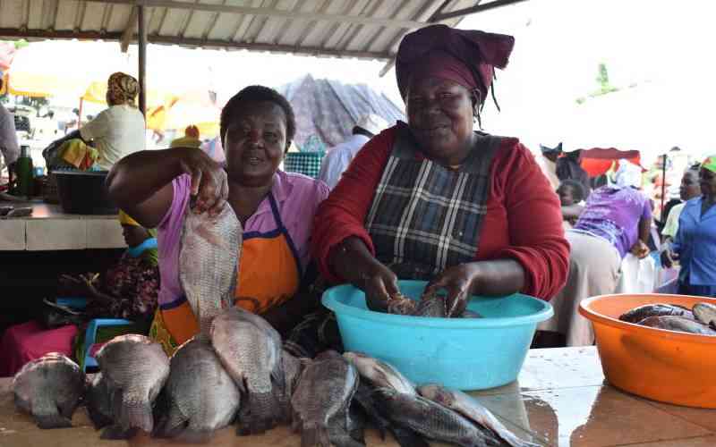 Shortage of fish in Kitale occasions sharp hike in prices