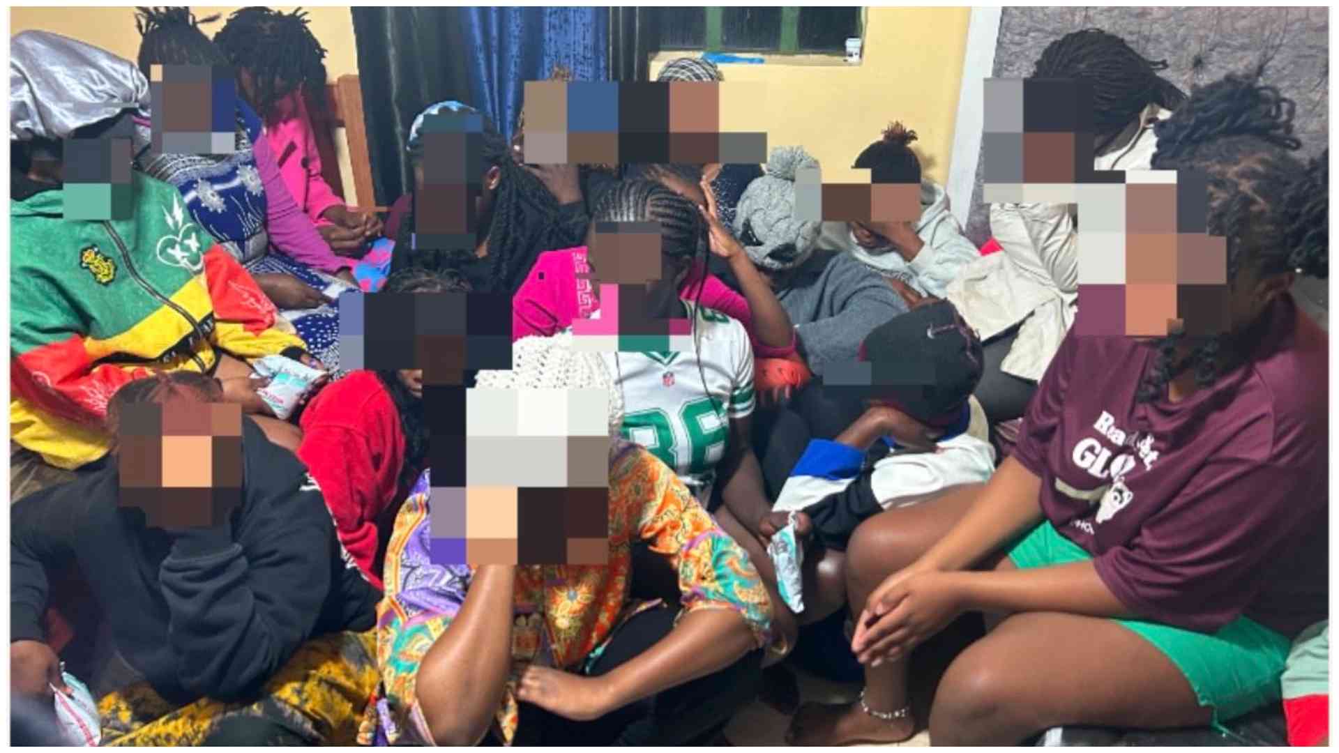 30 women rescued as detectives bust alleged obscene content ring in Ongata Rongai, 18 more saved from sexual exploitation in Kiserian