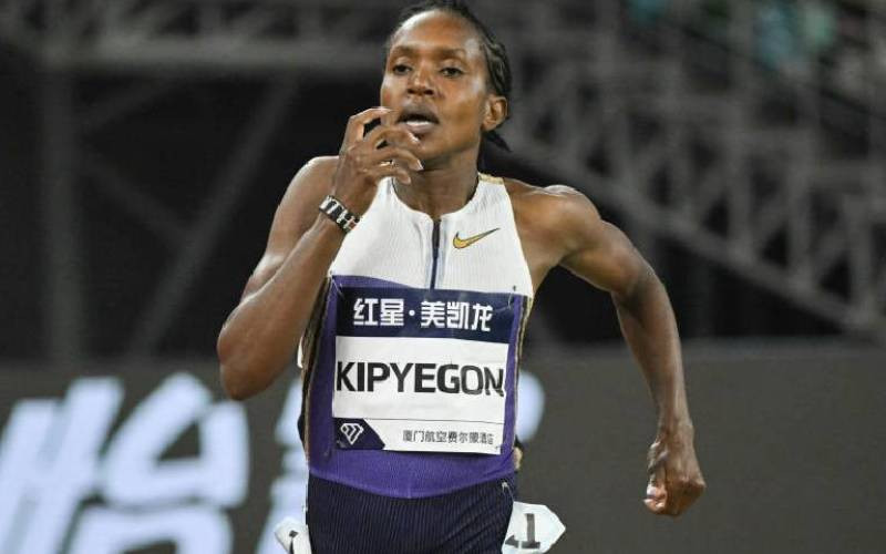 Kipyegon aims at being first woman to break 4-minute mile barrier