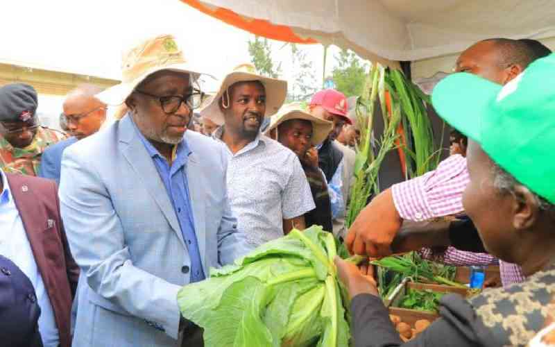 Linturi urges farmers to embrace drought resistant crops