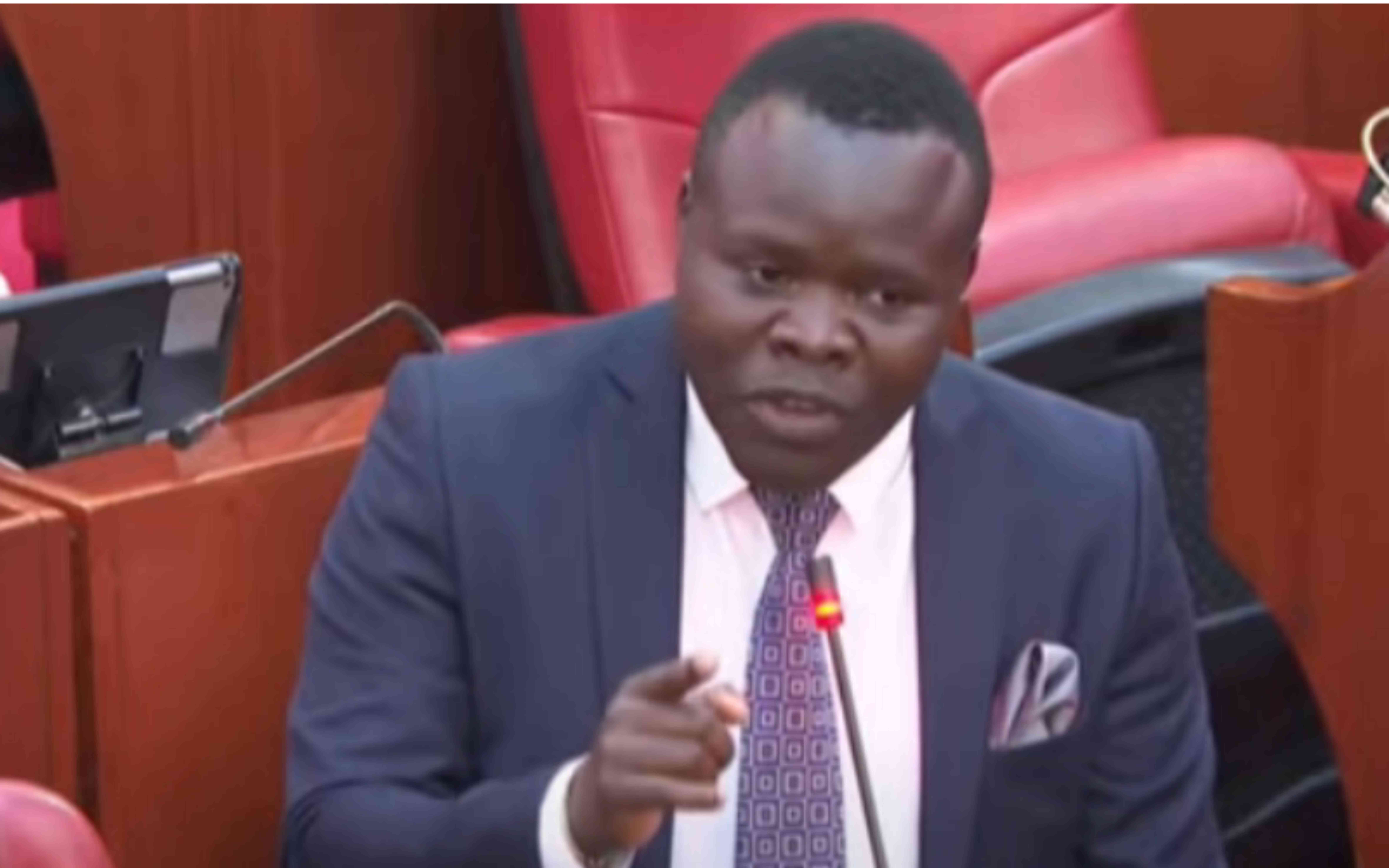 Booted: Eddy Oketch ordered to leave Senate for disorderly conduct