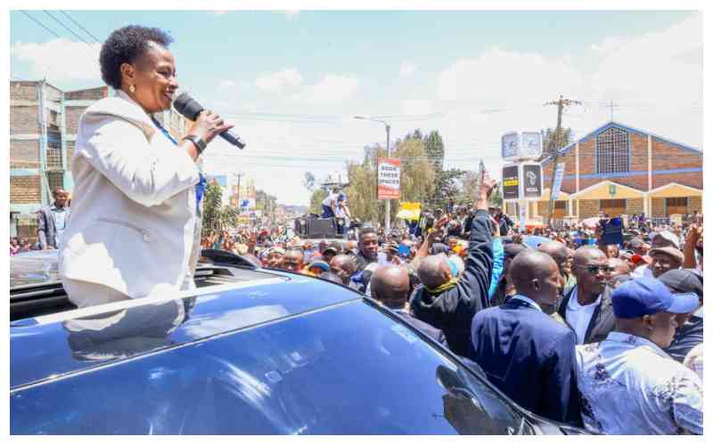 You're out of order, Wavinya warns Speaker as budget crisis deepens