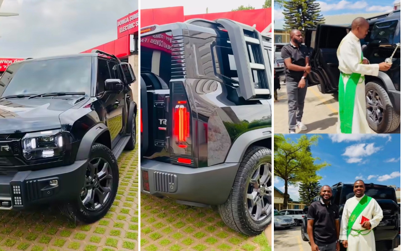 PHOTOS: Comedian Tom Daktari unveils stunning Sh7.8m Jetour T2 SUV