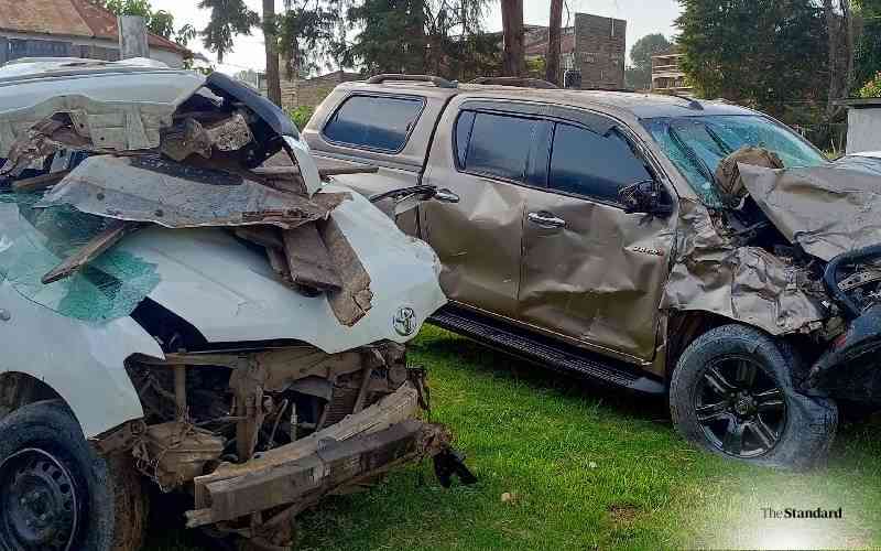 Two killed in road accident involving Kenha vehicle