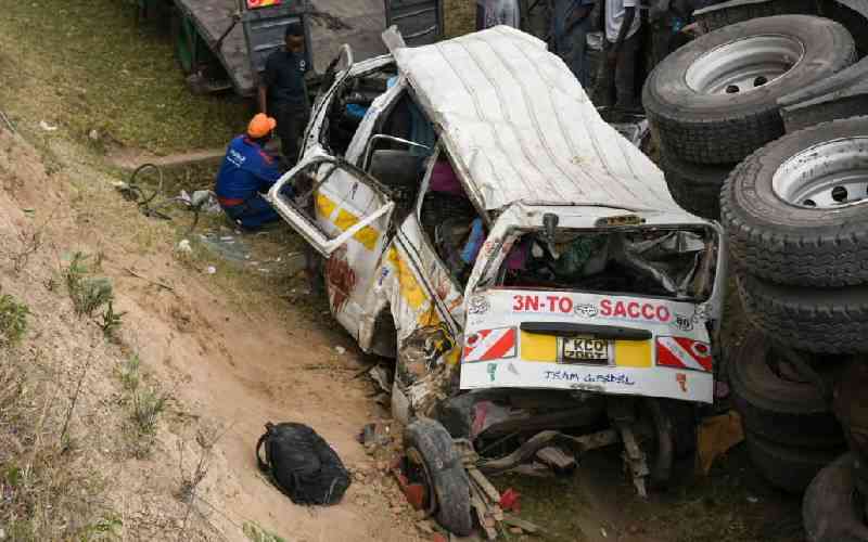 Seven killed, eleven injured in Kariandusi road accident