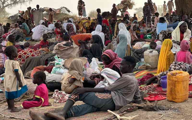 'Barefoot with nothing': War-displaced Sudanese go hungry in refuge town