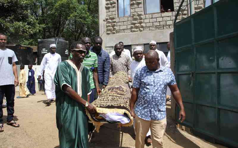 PHOTOS: Rashid Idi special prayers held in Nairobi as colleagues and family mourn