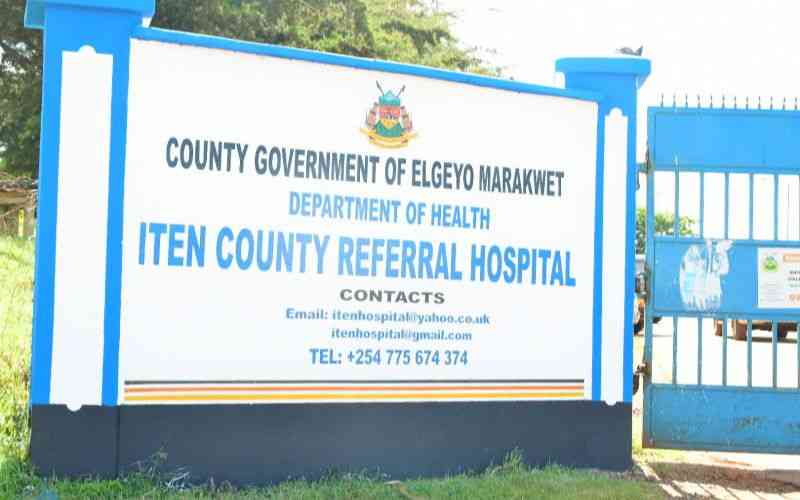 Police hunt for men who stormed hospital, took patient in Elgeyo Marakwet