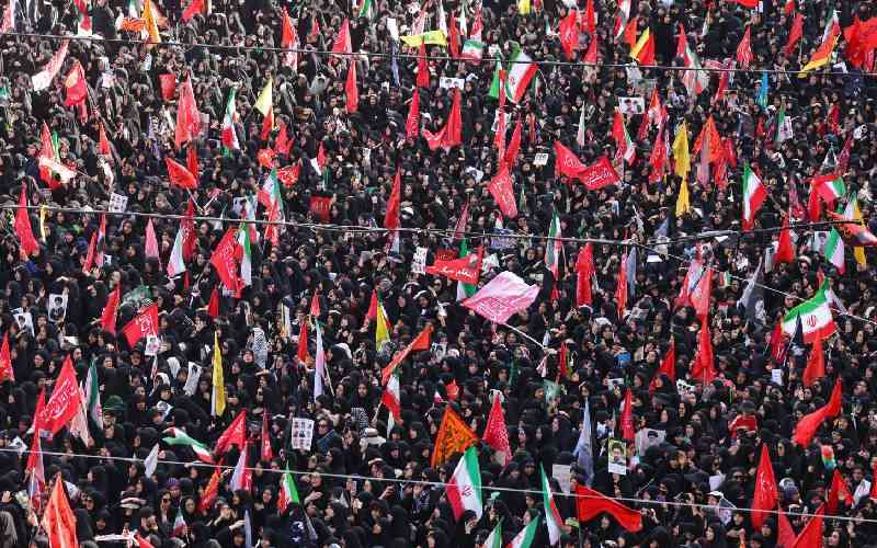Huge crowds throng Tehran for Khamenei funeral ceremonies