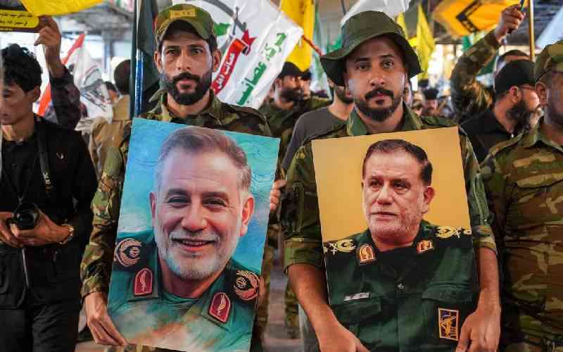 Iran's Quds Force chief Qaani attends general's funeral