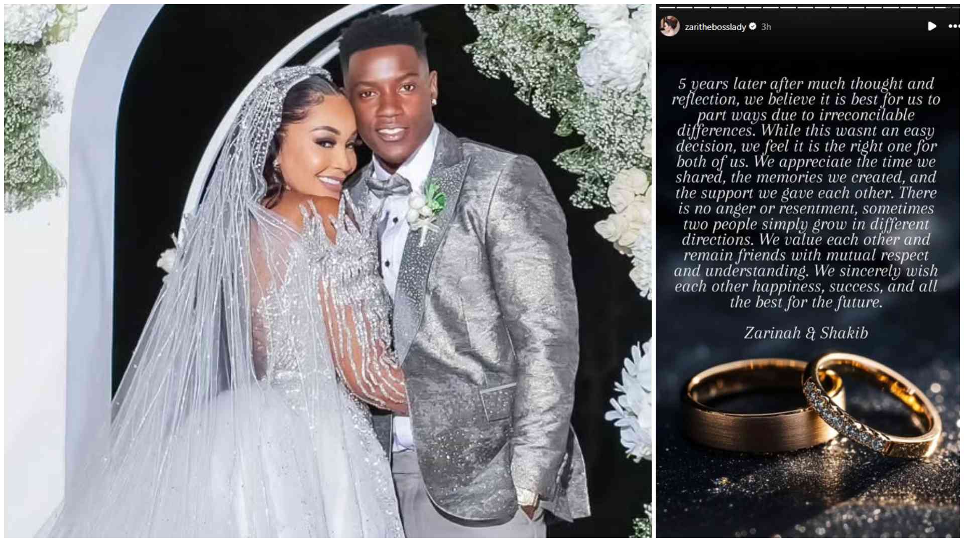 Zari Hassan confirms split from husband Shakib Lutaaya after five years together