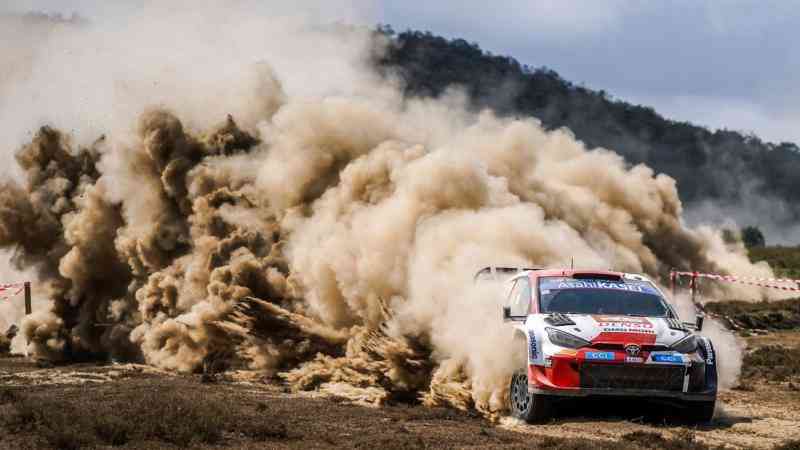 Toyota's Rovanpera stretches Safari Rally lead on Saturday morning