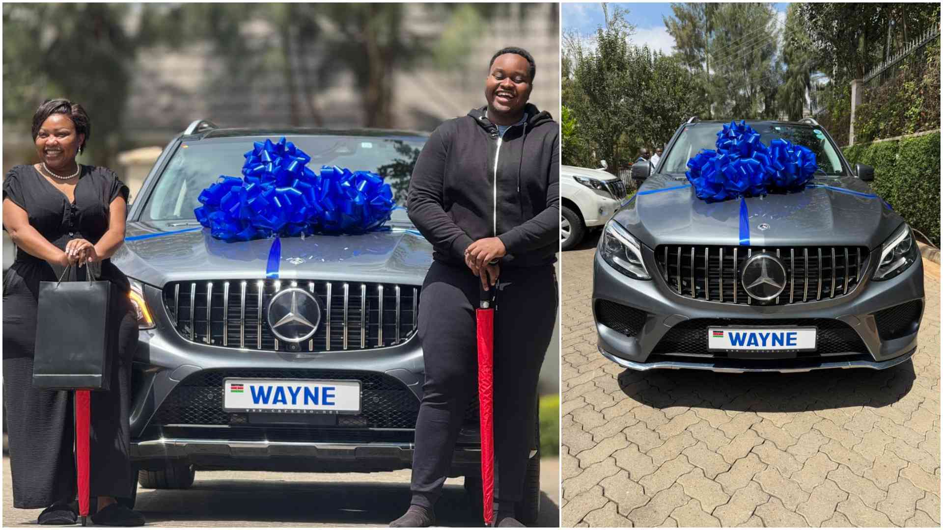 Milicent Omanga gifts son flashy Sh9 million Mercedes Benz on 20th birthday