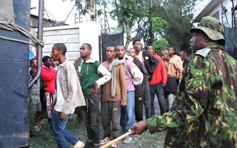 58 Ethiopian nationals en route to South Africa arrested in Kitengela