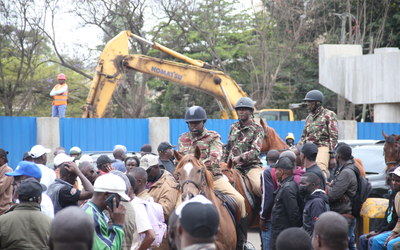 Relative calm as police beef up security in CBD