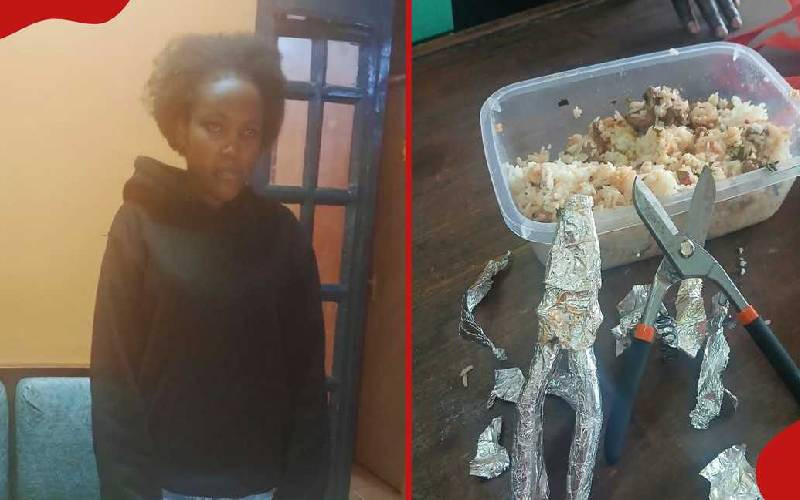 Ruai woman arrested after jailbreak tools found buried in food for remanded suspects