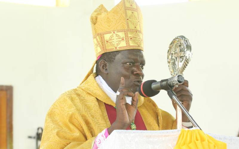 Catholic Bishop Obanyi bans politicians from church fundraisers
