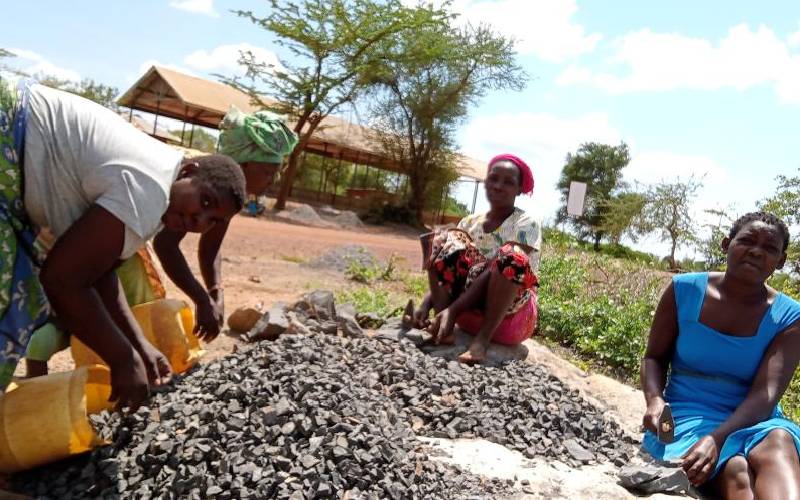 In Kilifi, women crush stones to escape stigma of poverty