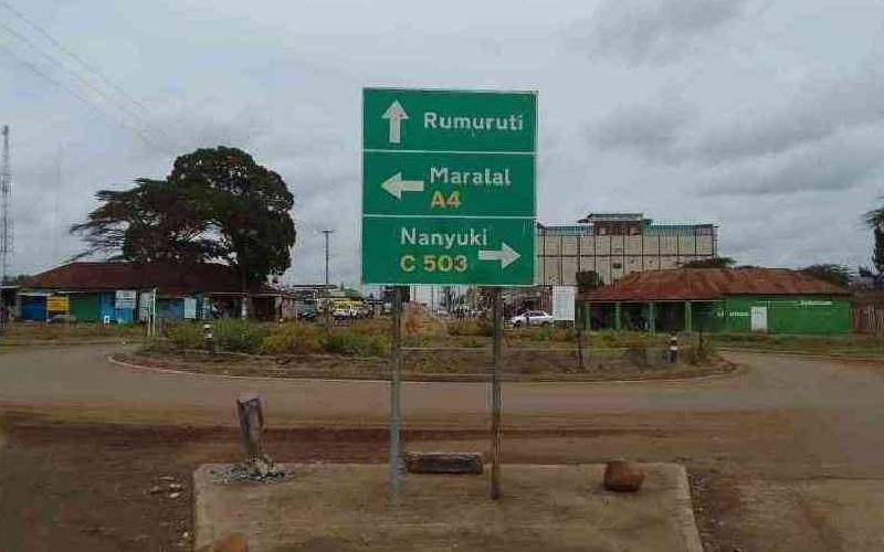 The Nanyuki road is getting paved, on paper, but that won't stop you from getting stuck