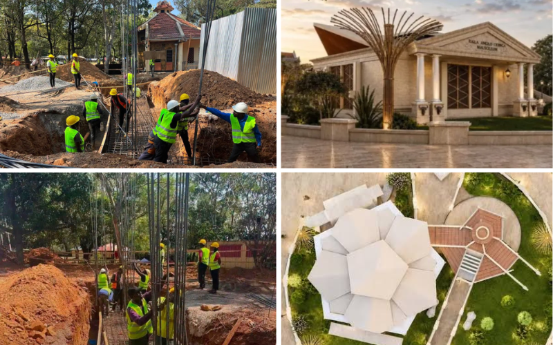 PHOTOS: Construction of Sh30 million Raila Odinga mausoleum begins in Siaya