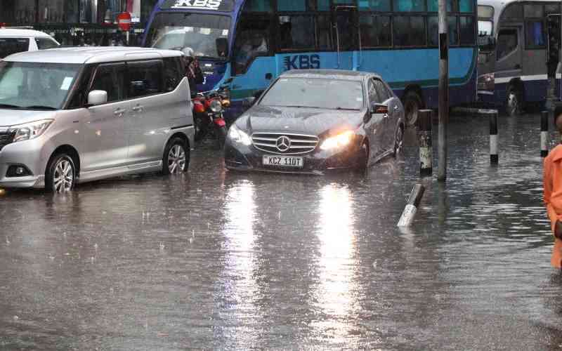 Wet weekend ahead as heavy rains sweep across counties