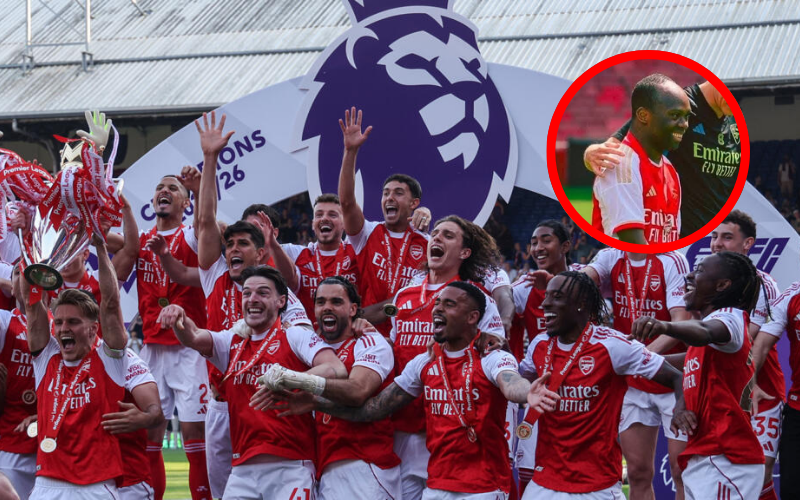 Touching moment as Down Syndrome ambassador presents trophy to Arsenal