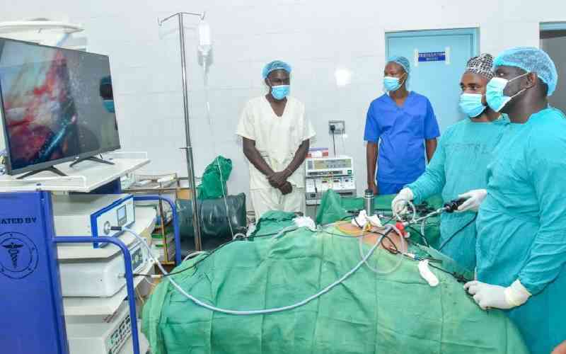 Kirinyaga performs first laparoscopy in a level three facility