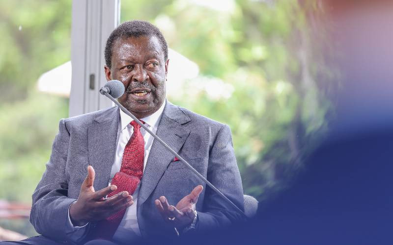 Mudavadi calls for end to West's 'master-slave' approach to Africa