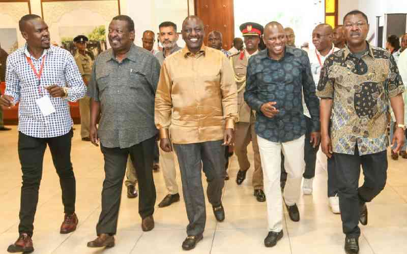 Ruto criticizes Raila over 'IEBC evidence'