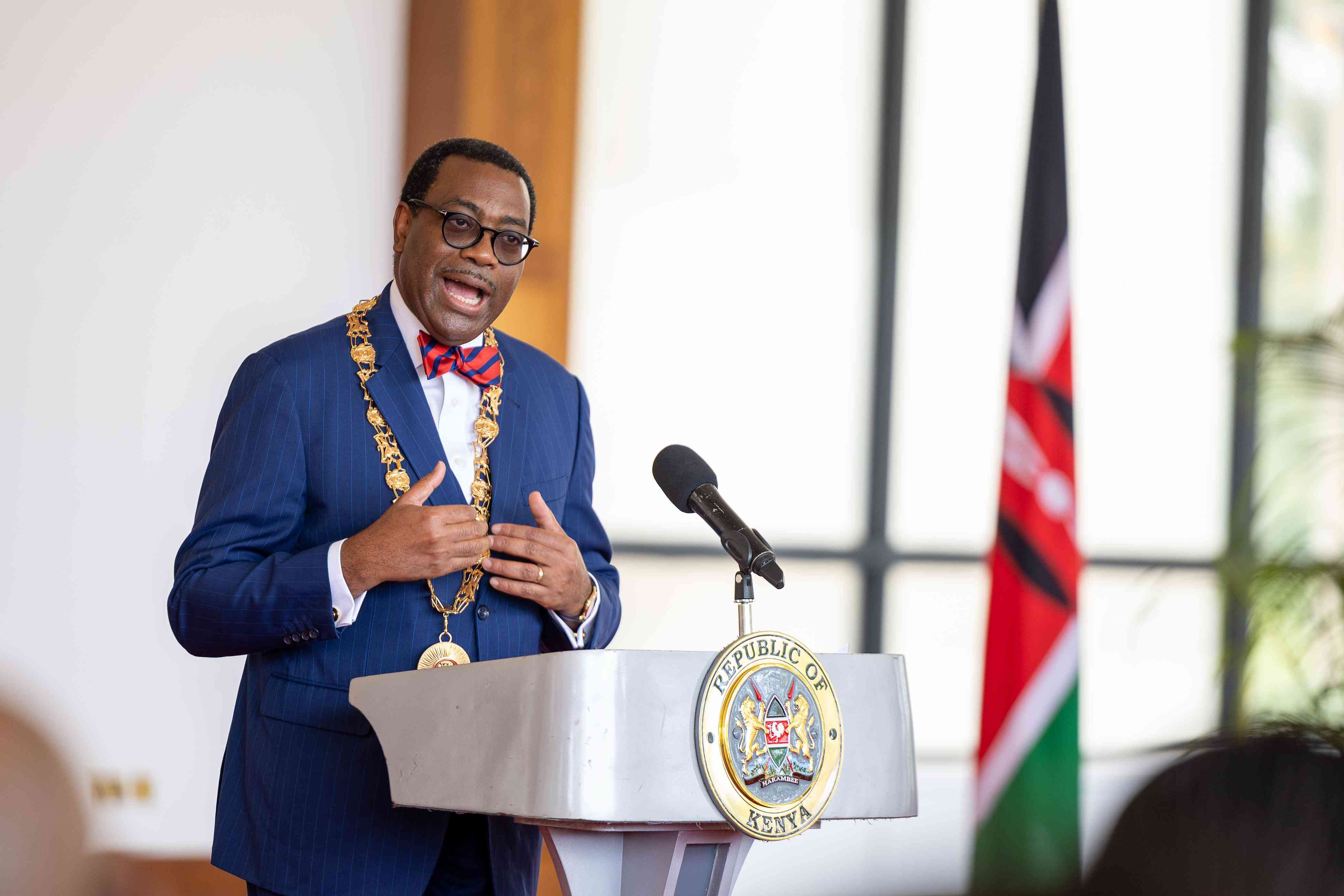 Kenya honours Adesina for decade of AfDB-led development