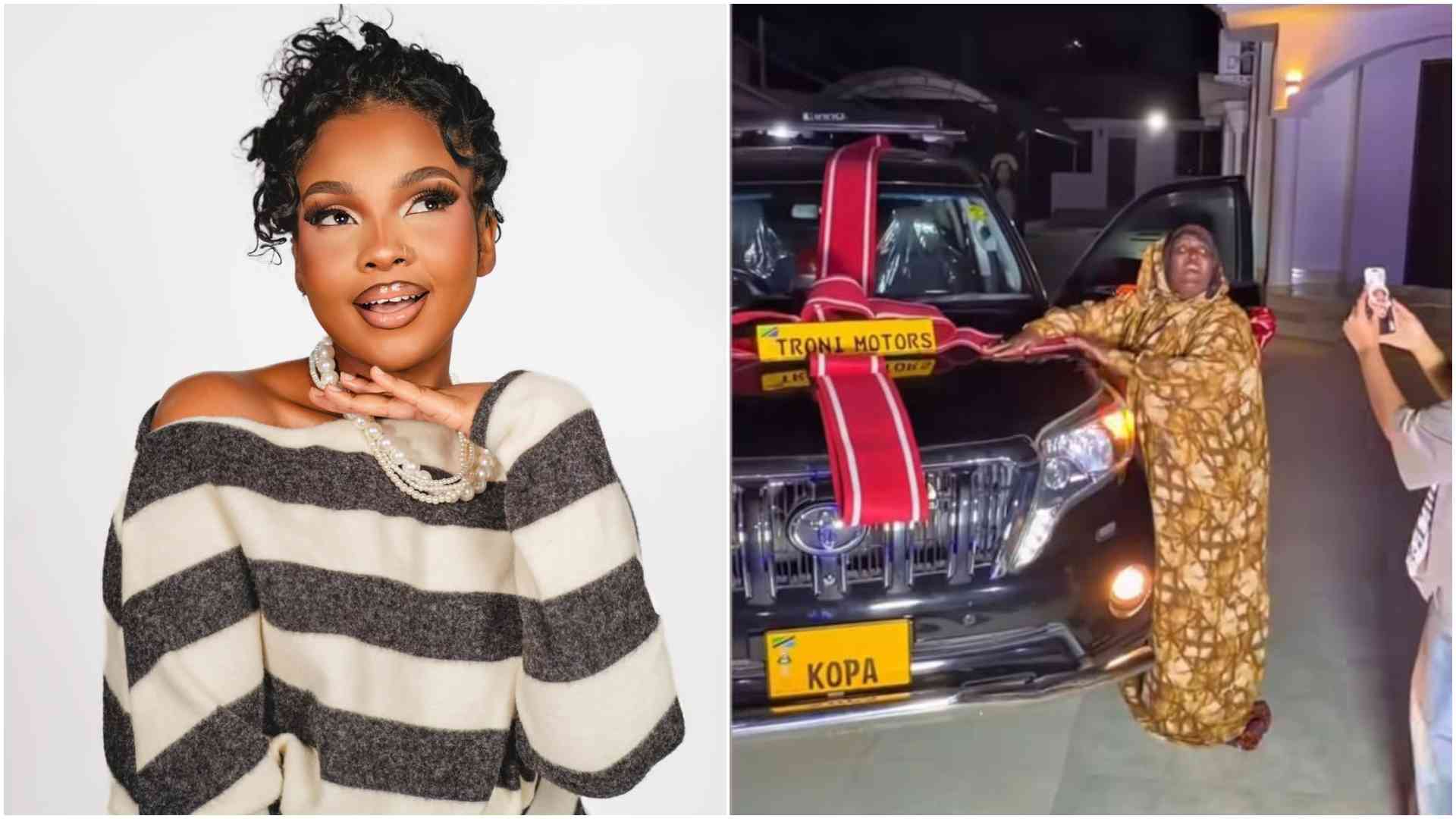Zuchu gifts mum, Taarab maestro Khadija Kopa flashy Sh5 million Prado