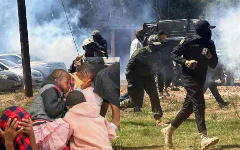 Faithfuls choked at Nyeri church as Gachagua claims assassination attempt