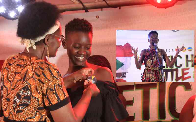 Flawless Odalo crowned 2023 East Africa Poetic Battle champion in Kisumu