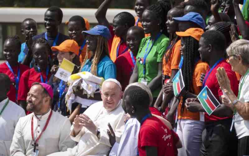 Pope encourages South Sudanese people, says he will raise plight of women
