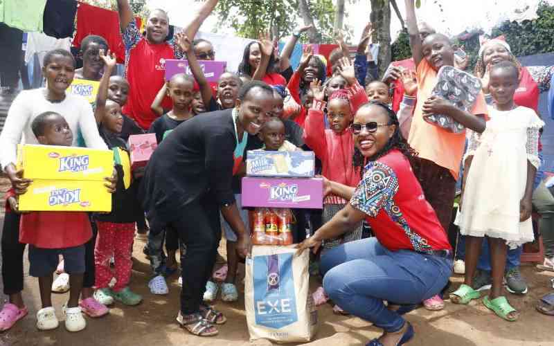 Panari Hotel gives a treat to underprivileged children in Kibera