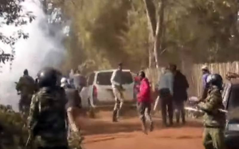 UDA: Teargas at Emgwen tallying centre, returning officer leaves for Easter Church service