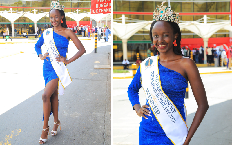 Messry Lung'atso: UoN graduate brings home Miss African Essence International crown