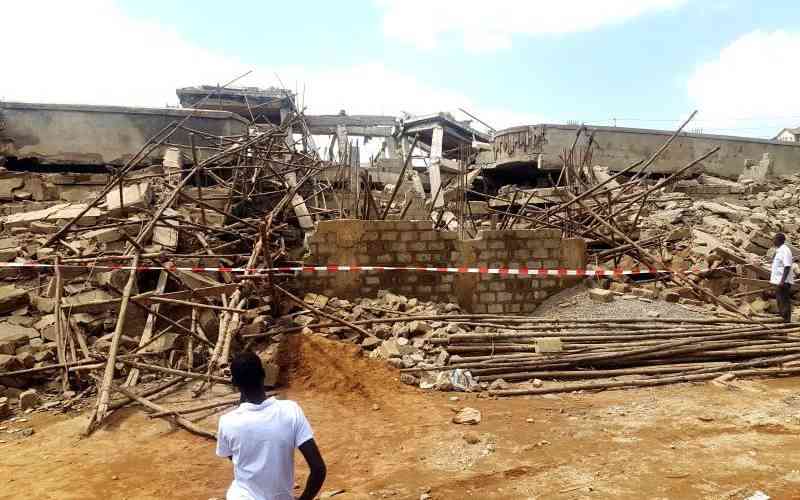 Ruaka couple killed in their sleep after 6-storey building collapses