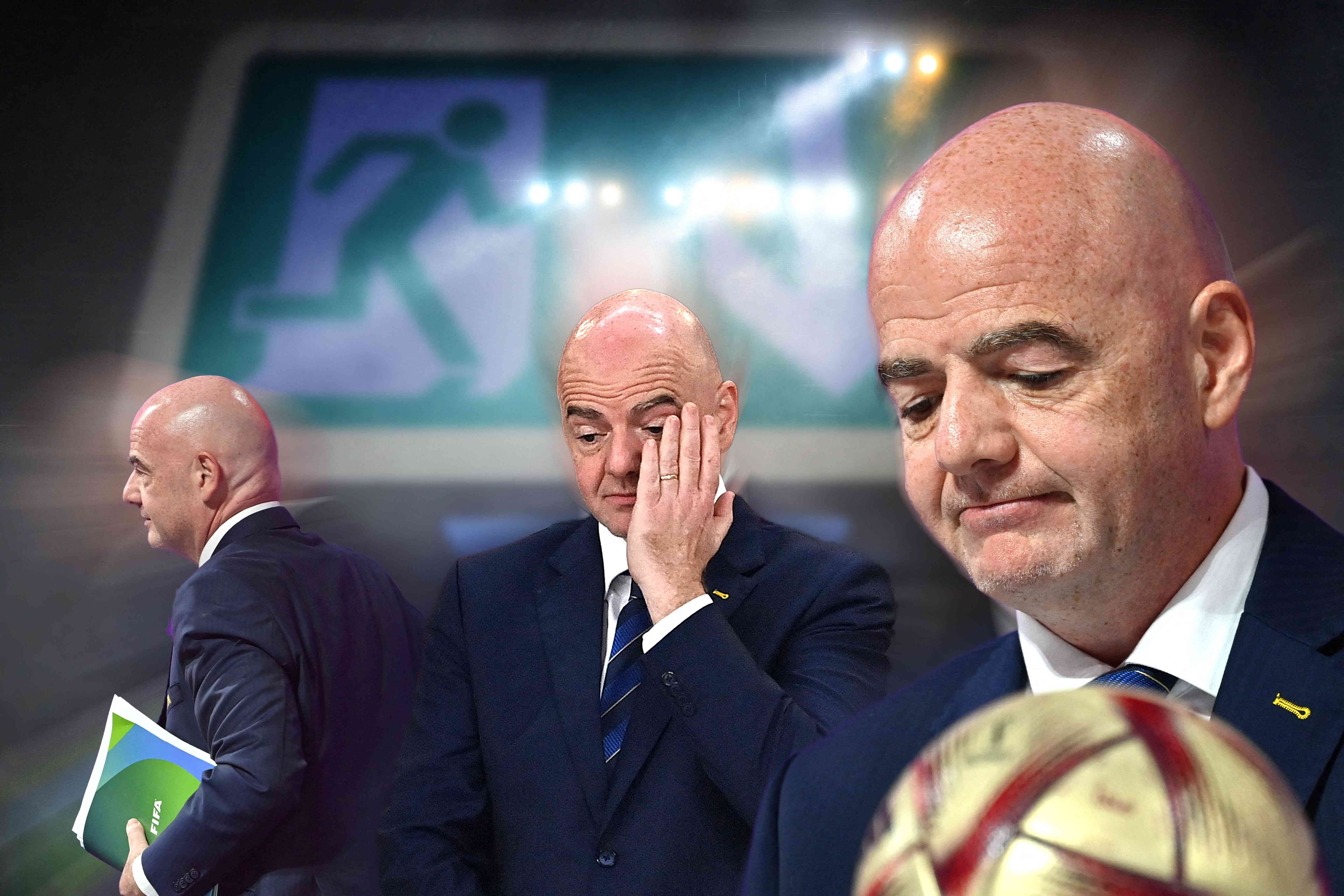 Infantino, the FIFA president under pressure after scrapped investor plan