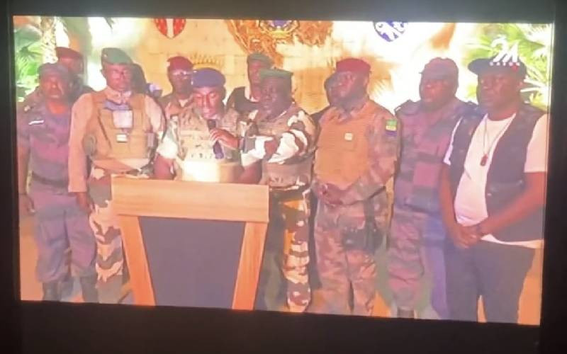 Gabon Coup: Army officers announce power takeover